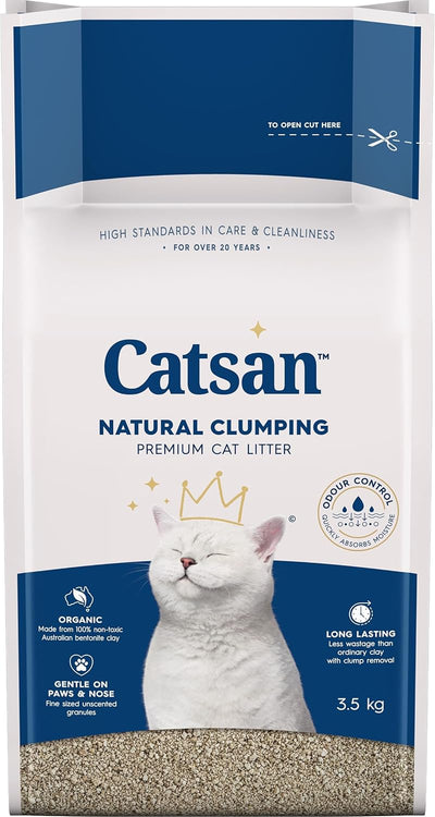 Catsan Cat Litter Ultra Clumping Clay 3.5Kg X4