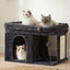 Heybly Cat Tree, 14 inch Cat Tower with Large Perch Bed and Cat Condo for Indoor Cats