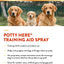 NaturVet POTTY HERE Training Aid Dogs Puppies Outdoor/Indoor Spray - 8oz.