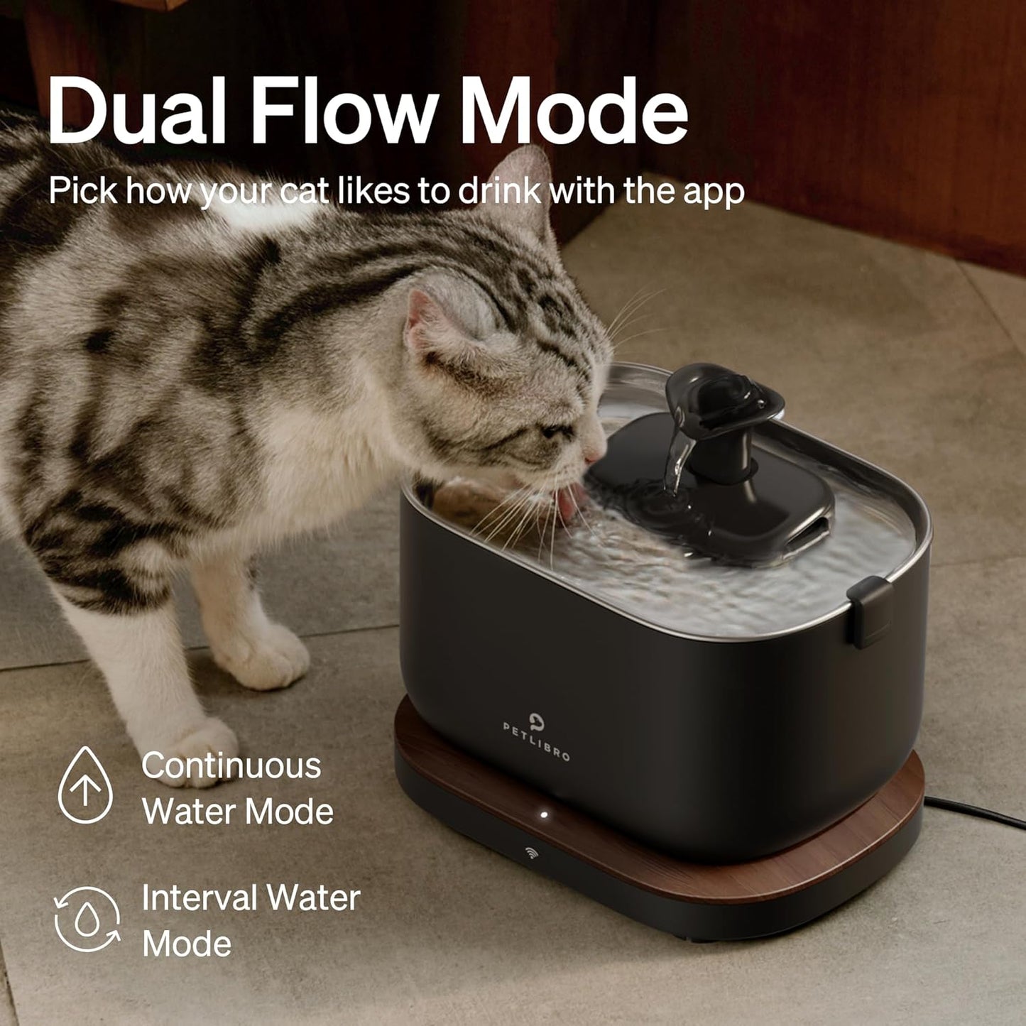 PETLIBRO Cat Water Fountain, App Monitoring