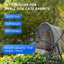 Pet Stroller Oxford Cloth Foldable Dog Strollers for Small Dogs and Cats Suitable for All Road Surfaces Wide-View Panoramic Window 4 Wheels with Brakes Portable Design, Easy to Store (Grey)