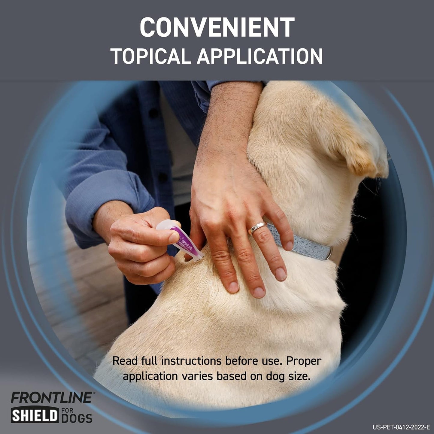 FRONTLINE Shield Flea & Tick Treatment for Large Dogs 41-80 lbs. Count of 3 Visit the Frontline Store