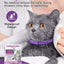 Calming Collar for Cats -4 Pack Soother Cats Calming Collars Anxiety Relief Stress Drug-Free & Lavender-Free -Adjustable for Small, Medium Large Cat -Natural Ingredients Pheromones Rapid Effect Purple