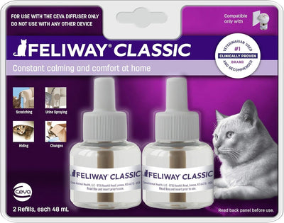 FELIWAY 30 Day Diffuser Refill for Cats, Pack of 2