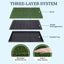 PETMAKER Artificial Grass Bathroom Mat for Puppies and Small Pets- Portable Potty Trainer for Indoor and Outdoor Use by - Puppy Essentials, 20" x 25\
