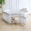 Gupamiga Pet Playpen Foldable Gate for Dogs Heavy Plastic Dog Playpen Puppy Exercise(White 6*Panel)