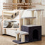 Heybly Cat Scratching Post, Sturdy Pet Stairs & Steps for Indoor Cats and Dogs