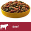 PEDIGREE Adult Small Breed Dry Dog Food With Real Beef & Vegies 2.5kg Bag, 4 Pack