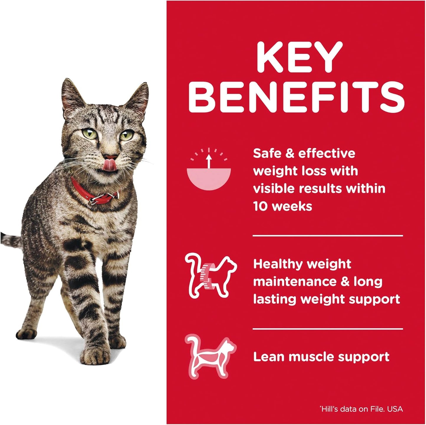 Hill's Science Diet Perfect Weight Wet Cat Food Pouches 85g, (Chicken & Salmon) 2x12 Pack