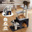 Heybly Cat Scratching Post, Sturdy Pet Stairs & Steps for Indoor Cats and Dogs