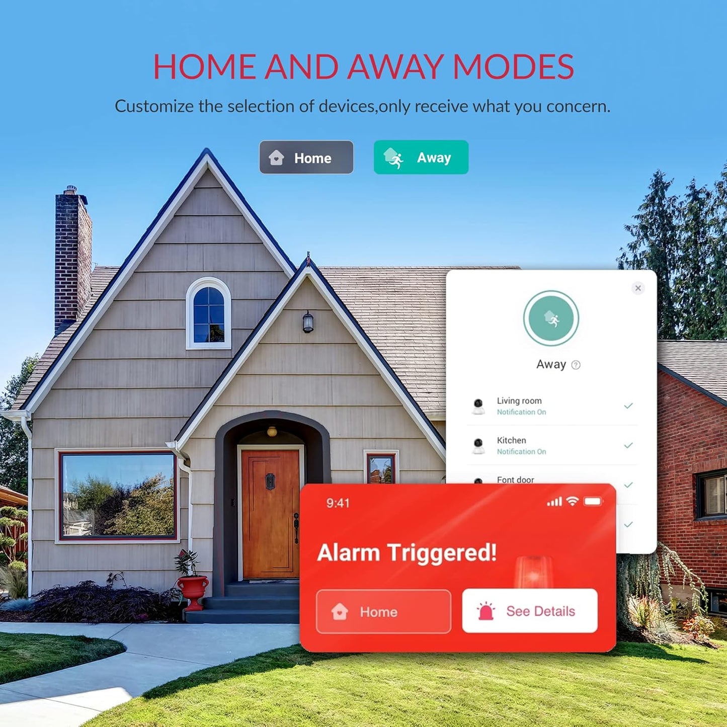 YI 2K 3MP Home Security Camera, Indoor Camera with Person, Vehicle, Animal Detection with Alexa