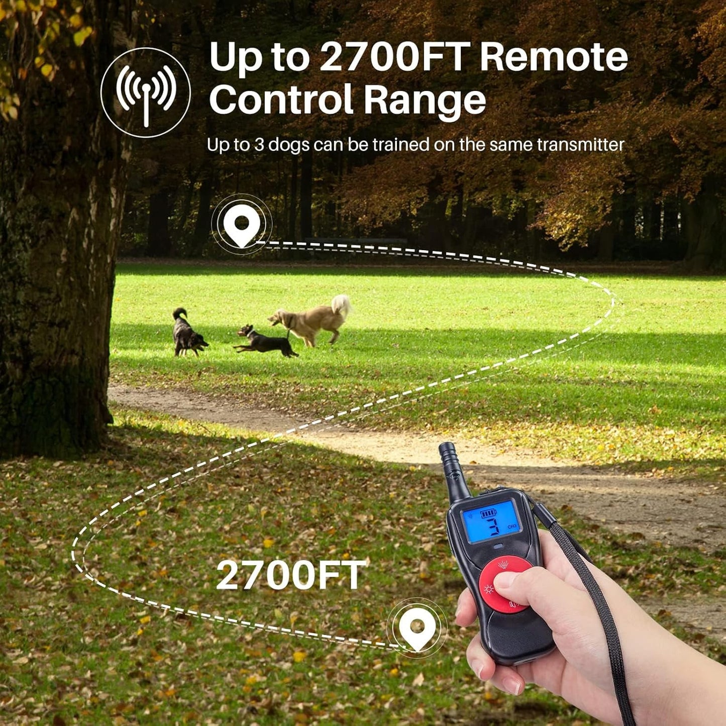 Anti Barking Dog Collars, Bark Collar with Remote, Dog Training Collar with Spray/Vibration/Sound/Light/Multi Dog Training System