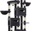 Heybly Cat Tree, 190cm Spacious & Tall Cat Tower for Large Cats, Cat Furniture with Large Top Perch, Solid Base, 2 Cat Condos