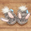 Bark Itty & Bitty The Bunny Slippers Dog Toy – Soft Plush Squeaky “Slipper” Toy for Extra-Small & Small Dogs