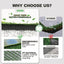 HQ4US 4LEGS Dog Grass Pad with Tray Large 34’’×23’’