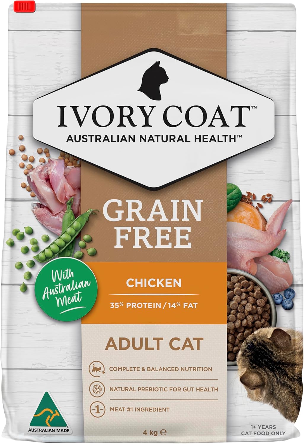 IVORY COAT ADULT CAT CHICKEN WITH COCONUT OIL 4KG