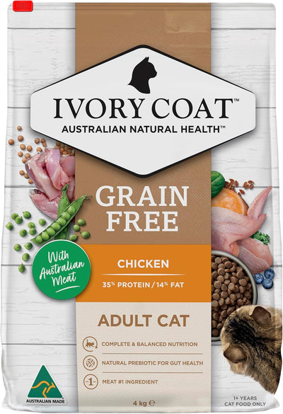 IVORY COAT ADULT CAT CHICKEN WITH COCONUT OIL 4KG
