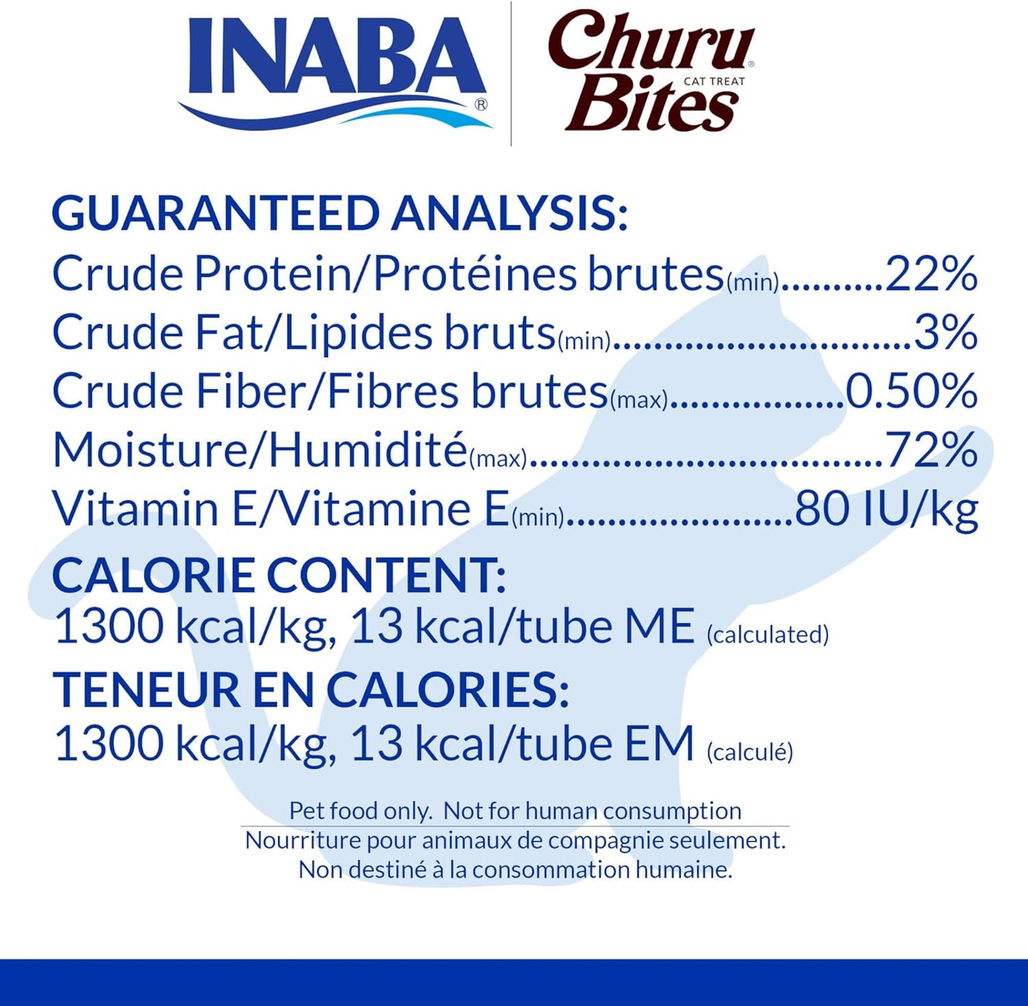 INABA Churu Bites for Cats, Soft Baked Chicken Churu Filled Cat Treats with Green Tea Extract, 9.92g Each Tube, 18 Tubes
