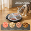 Automatic Cat Feeder Wet Food: Cordless Cat Food Dispenser with Timer - Pet Feeder with Ice Pack for Wet & Dry Food Refrigerated - Auto Wireless Small Dog Feeder Battery Power - Supply 4 Meals per Day