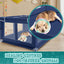 XVISHX 42x42x25.6 Inches Puppy Playpen with Gate, Dog Fence for Indoor & Outdoor, Blue