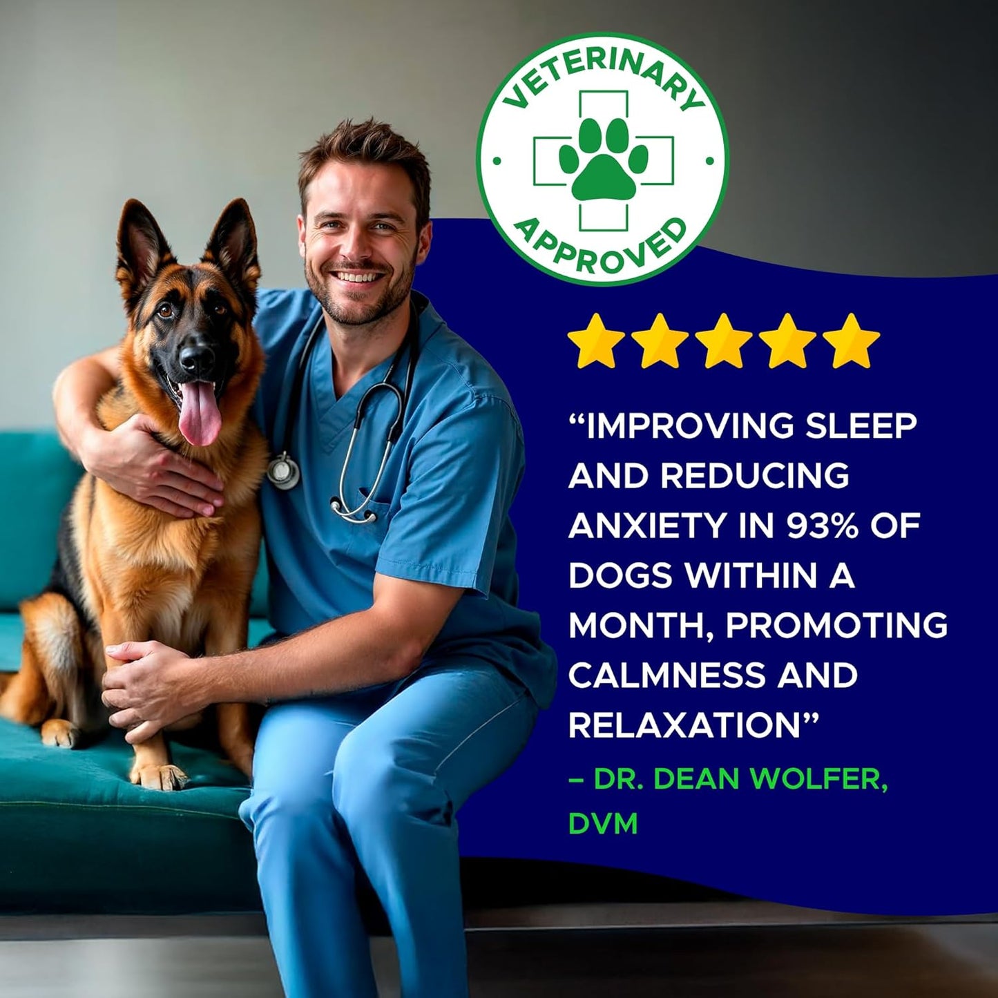 Melatonin for Dogs to Sleep 6mg - Doggie Sleep Aid Treats - Sleeping Pills for Anxiety- Made in USA - 120Ct