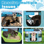 Foldable Dog Playpen Indoor,Expandable Puppy Playpen,(S 27"L x 19"W x 17"H, Blue)