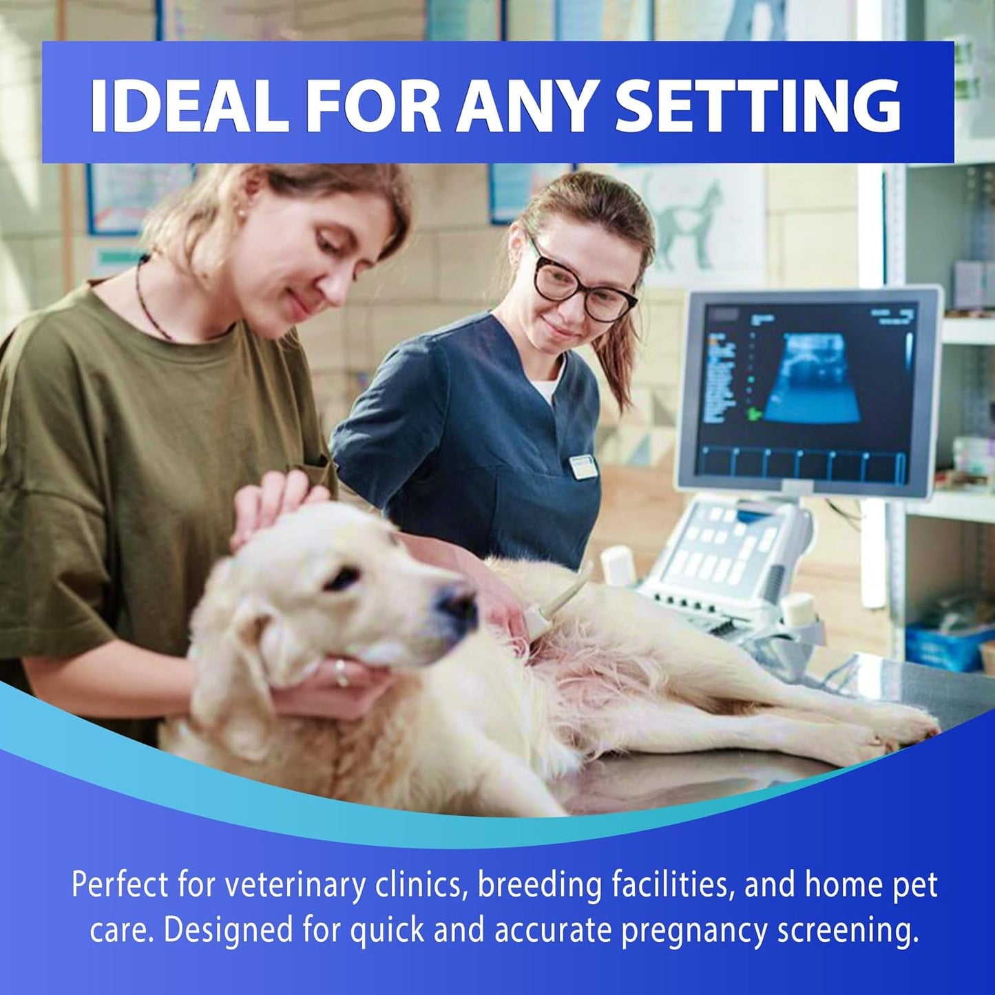 Dog Cat Pregnancy Test kit at Home – 2 Tests/Pack Canine & Feline Pregnancy Screening Kit Relaxin Test Kit