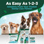 Vet's Best Finger Dental Wipes for Dogs and Cats  – 50 Count