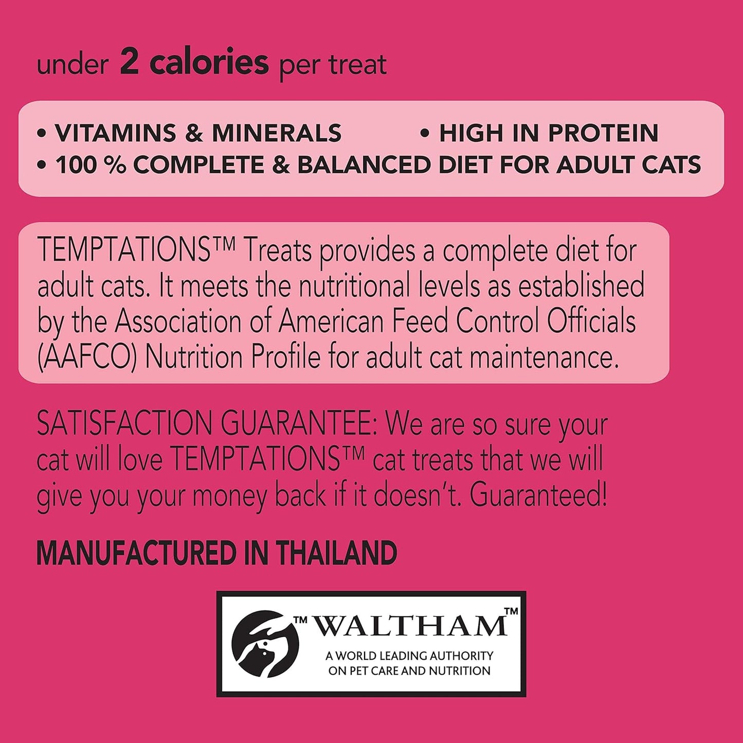 TEMPTATIONS Cat Treats Hearty Beef Flavour 85g, 6 Pack