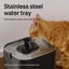 PETLIBRO Upgrade Cat Water Fountain Stainless Steel Tray, Dockstream 2 Cat Fountain Indoor, 3L