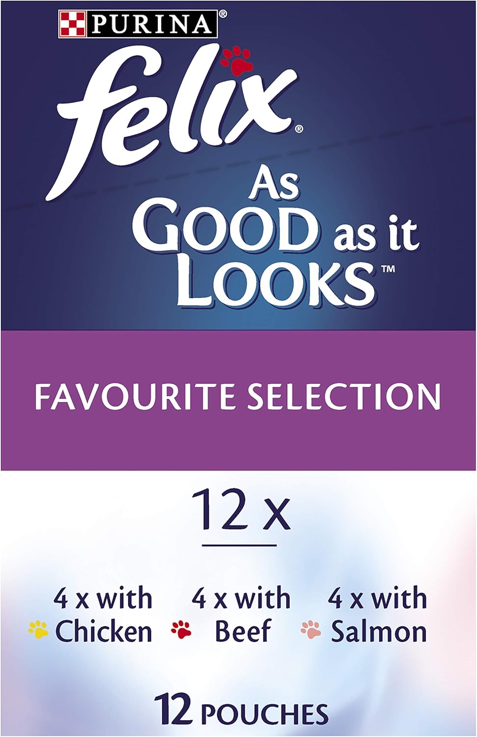 FELIX As Good As It Looks Adult Wet Cat Food Favourites Selection 60x85g