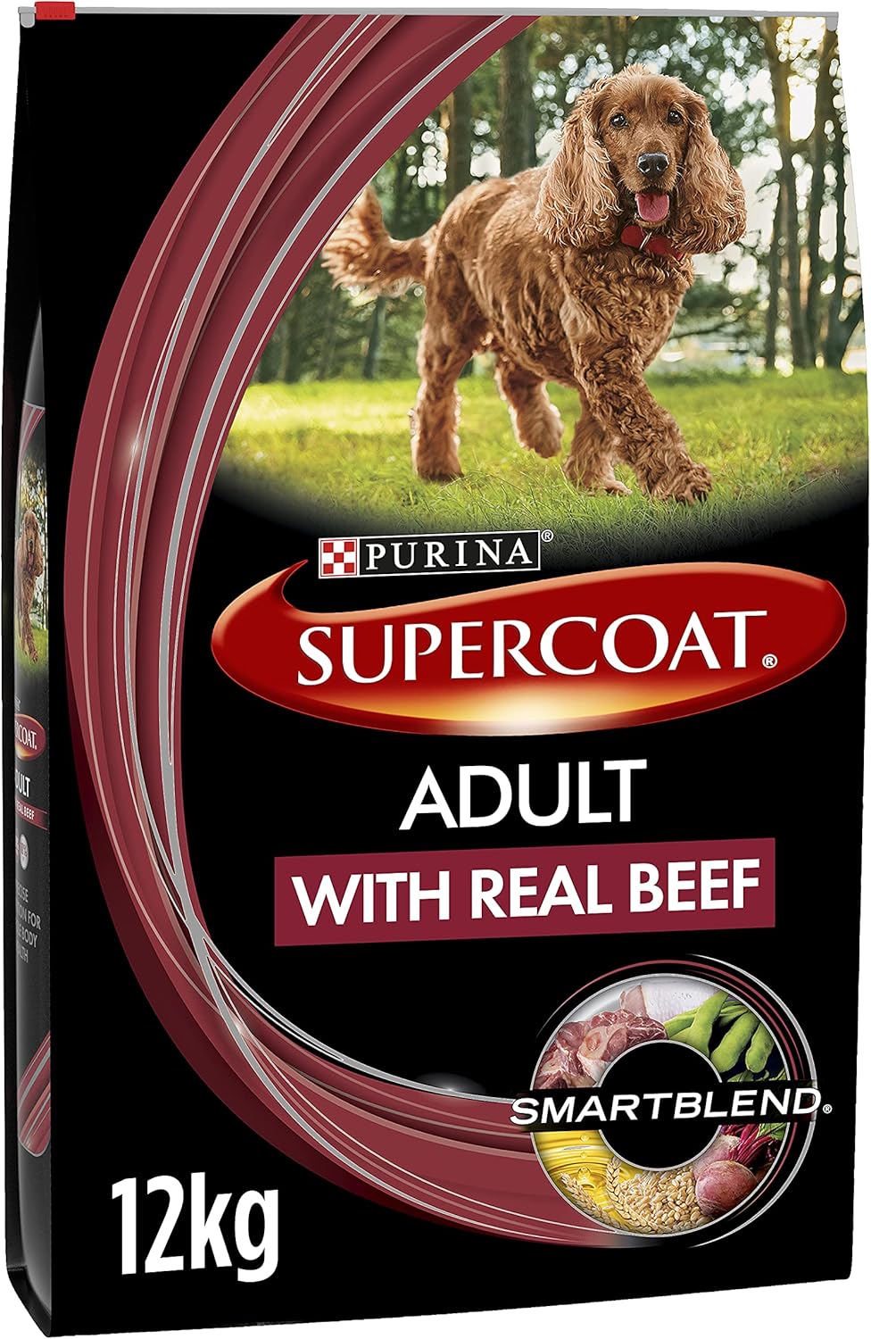 Adult Dog Food, Beef, 12kg