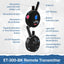 Educator ET-300 Black Mini E Collar for Dog Training with Remote - 1/2 Mile Range, Waterproof, 100 Blunt Stimulation Levels