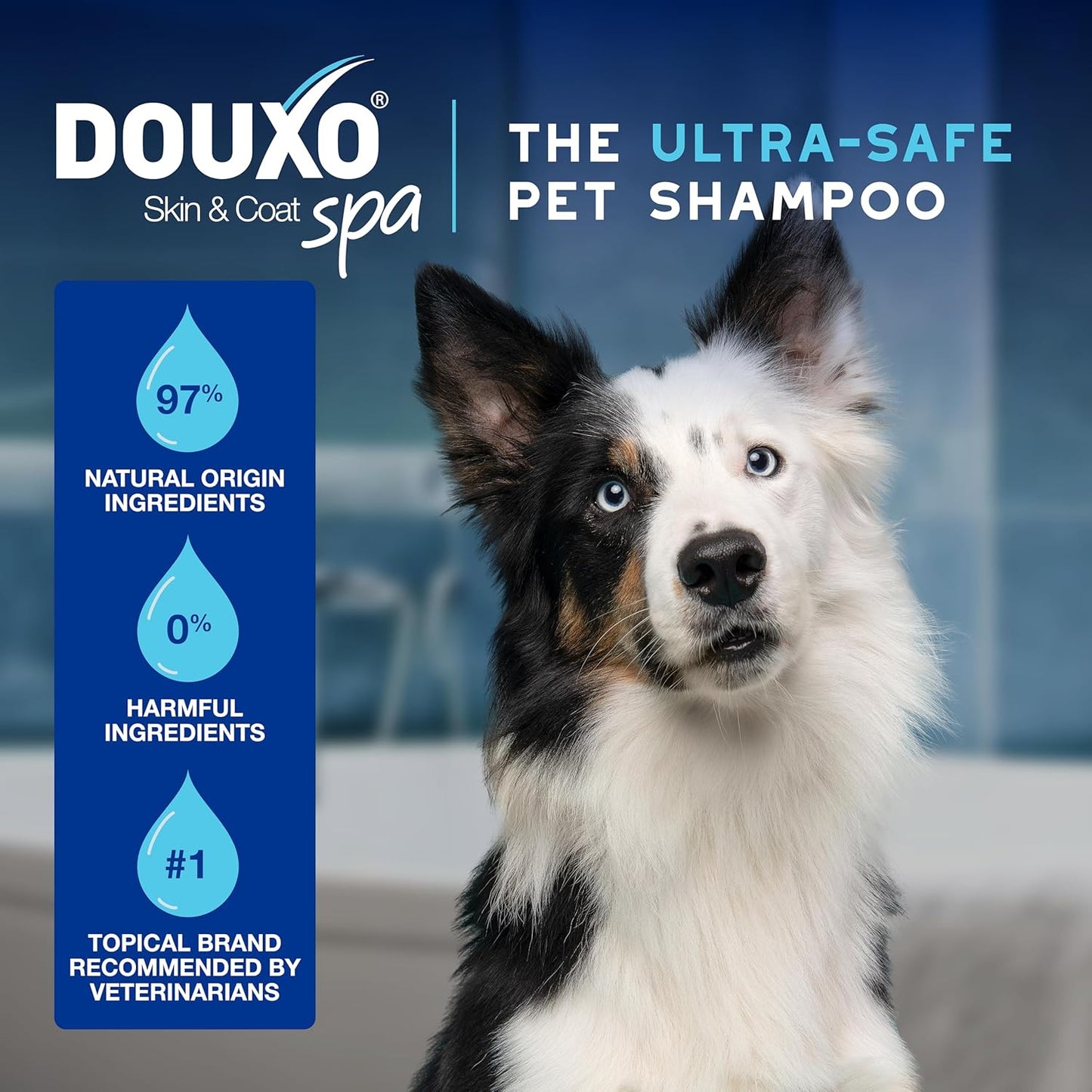 DOUXO® Skin & Coat SPA - Ultra-Safe Dewaxing Ear Cleaner for Dogs and Cats, 4.1 fl oz-USA Made