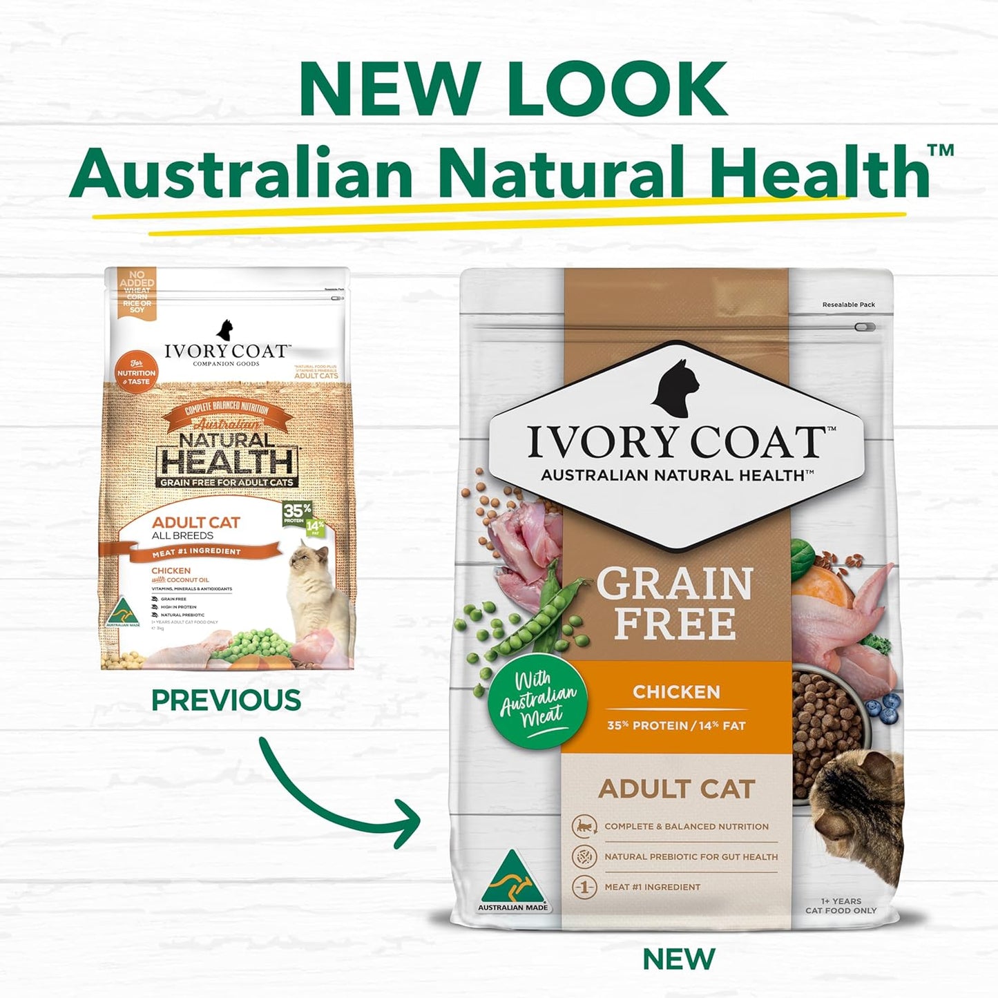 IVORY COAT ADULT CAT CHICKEN WITH COCONUT OIL 4KG
