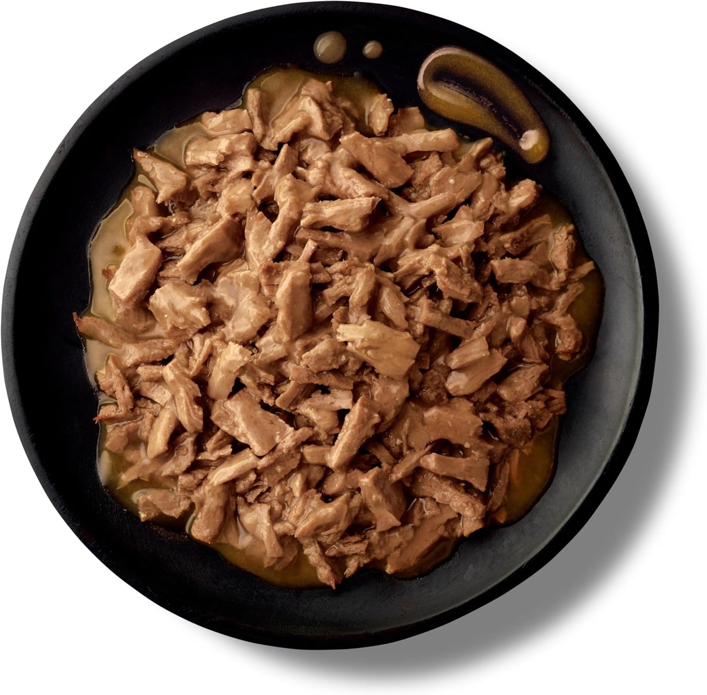DINE Pulled Menu Adult Wet Cat Food Gravy Indulgence with Tuna 7 x 85g, 6 Pack (42 Trays)