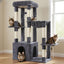 Heybly Heavy Duty Cat Tree with Large Base for Large Indoor Cats