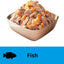 DINE Fine Flakes Adult Wet Cat Food Tuna & Prawns 35g Pouch, 12 Pack
