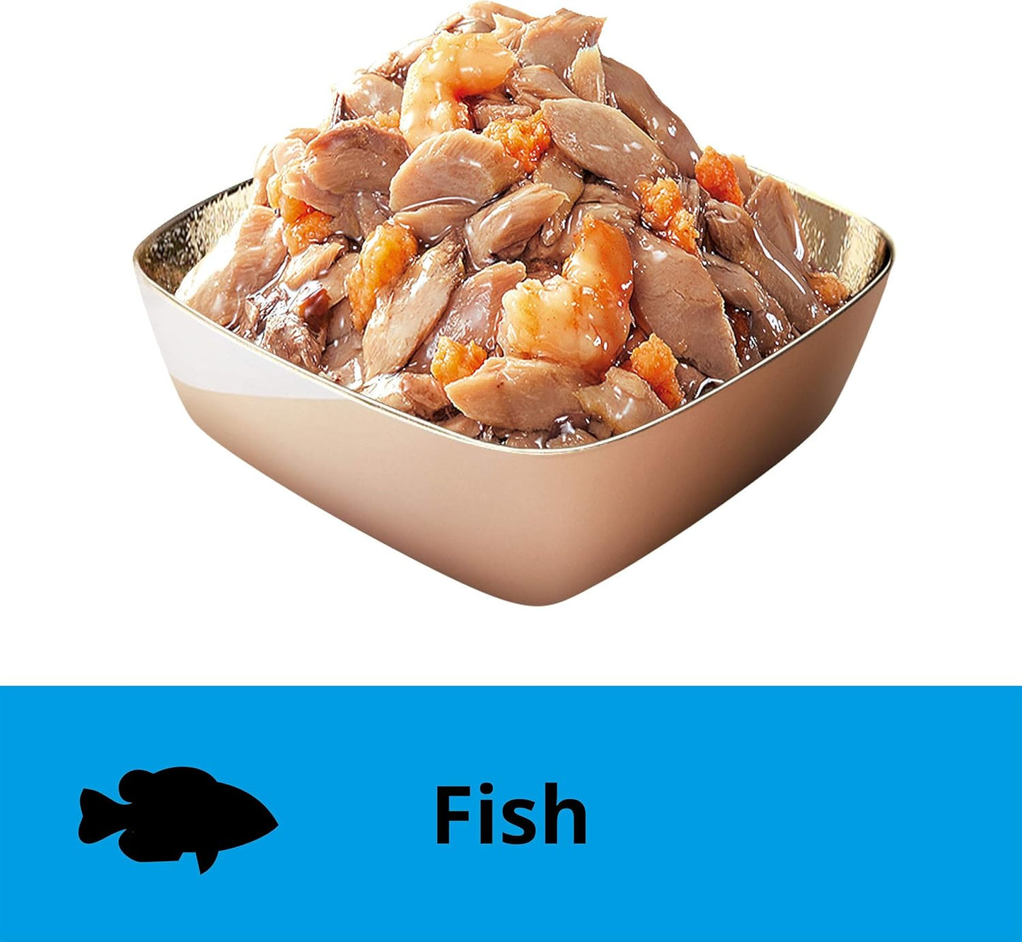 DINE Fine Flakes Adult Wet Cat Food Tuna & Prawns 35g Pouch, 12 Pack