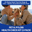 Pet H. Pylori Health Check Kit (2-Pack) – at-Home Testing for Dogs & Cats, Quick Results & Stress-Free Care