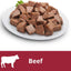 Adult Small/Medium Breed Wet Dog Food Beef & Veals 400g Can, 24 Pack
