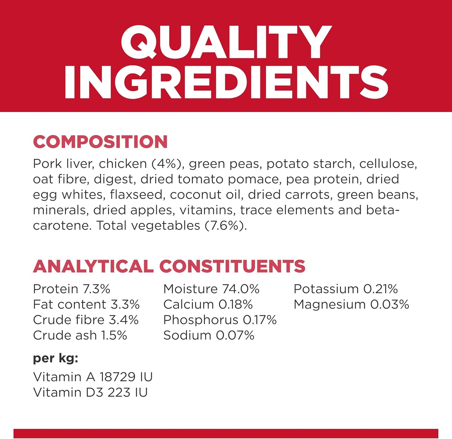 Hill's Science Diet Adult Perfect Weight with Chicken & Vegetables Wet Dog Food, 363g Cans, 12 Pack