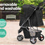 i.Pet Pet Stroller Pram Dog Cat Carrier Travel Pushchair Foldable 3 Wheels Large