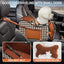 CAVOYO Dog Car Seat for Small Dogs, 2-in-1 Convertible Pet Carrier & Car Console Organizer, Waterproof Puppy Travel Seat with Safety Strap, Easy Clean for Cars, Trucks