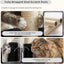 Heybly Cat Scratching Post with Grooming Brush & Gentle Step, HSP001SG | Smoky Gray