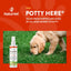 NaturVet POTTY HERE Training Aid Dogs Puppies Outdoor/Indoor Spray - 8oz.
