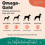NaturVet Omega-Gold Plus Salmon Oil for Dogs, 180 ct Soft Chews, Made in USA