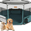 Dog Playpen, Portable Pet Play Pen for Cat, Puppies, Rabbits, Chickens, Foldable Large