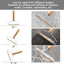 6 in 1 Pet Hair Remover Broom, 8PCS Retractable Pet Hair Broom Carpet Brush