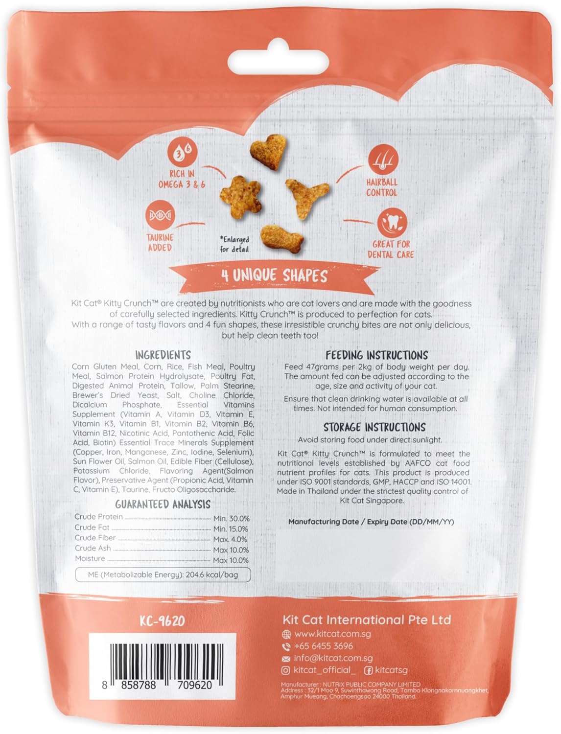 Kit Cat Kitty Crunch Salmon Treat 60 g